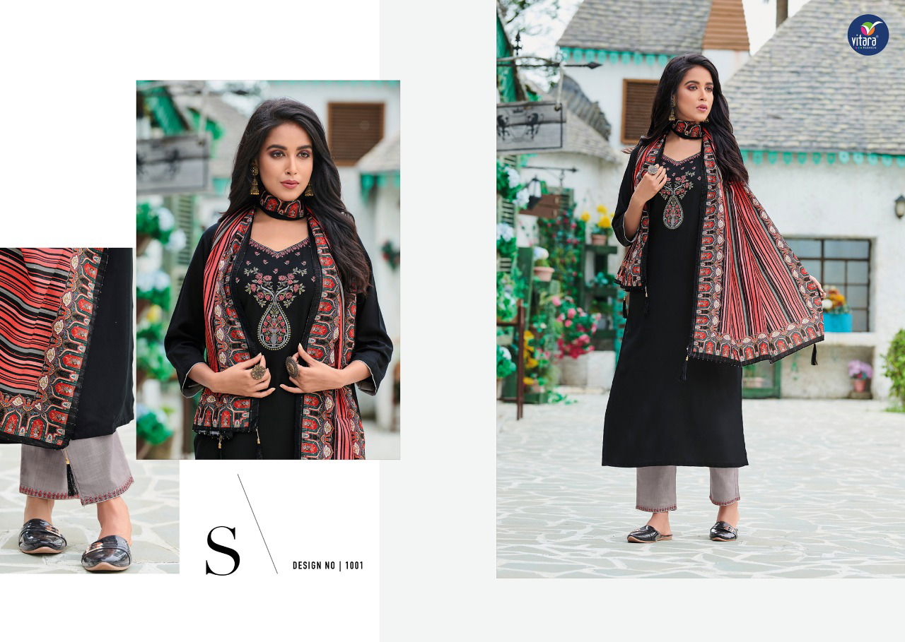 Vitara Star Link Fancy Festive Wear Rayon Ready Made Collection